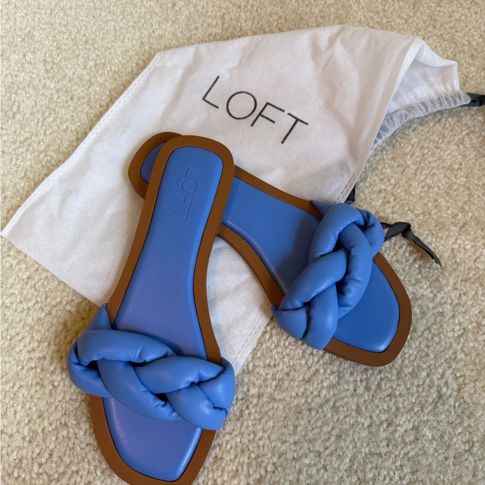 LOFT Braided Strap Sandals – Size 6M – Excellent Condition
